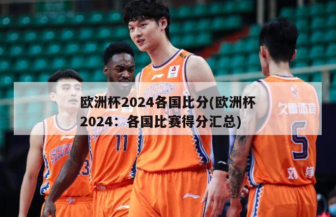 欧洲杯2024各国比分(欧洲杯2024：各国比赛得分汇总)