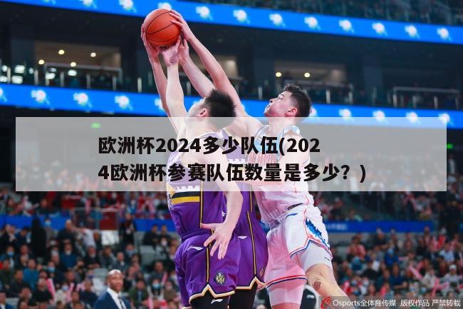 欧洲杯2024多少队伍(2024欧洲杯参赛队伍数量是多少？)